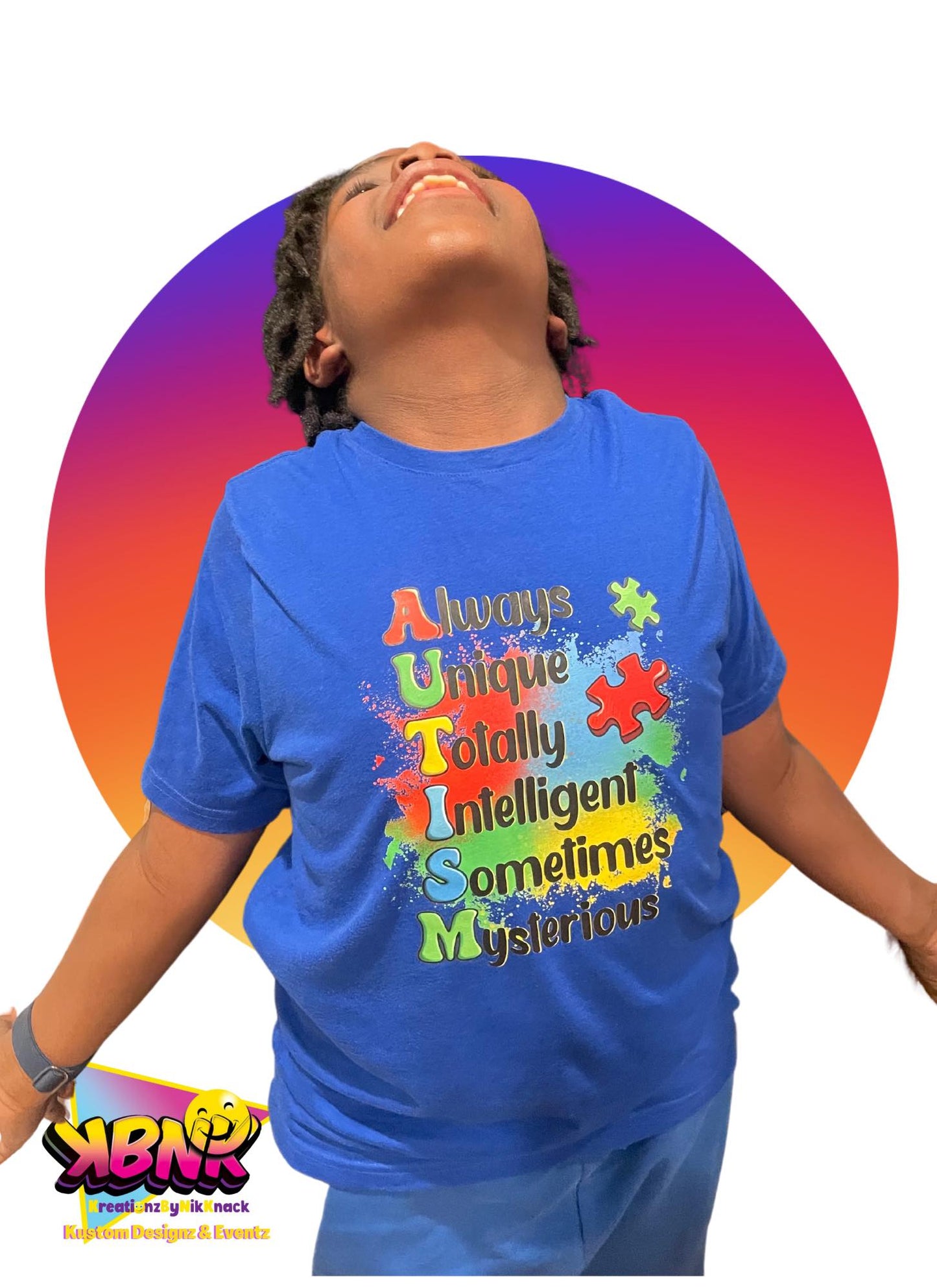 Full Color Autism T shirt