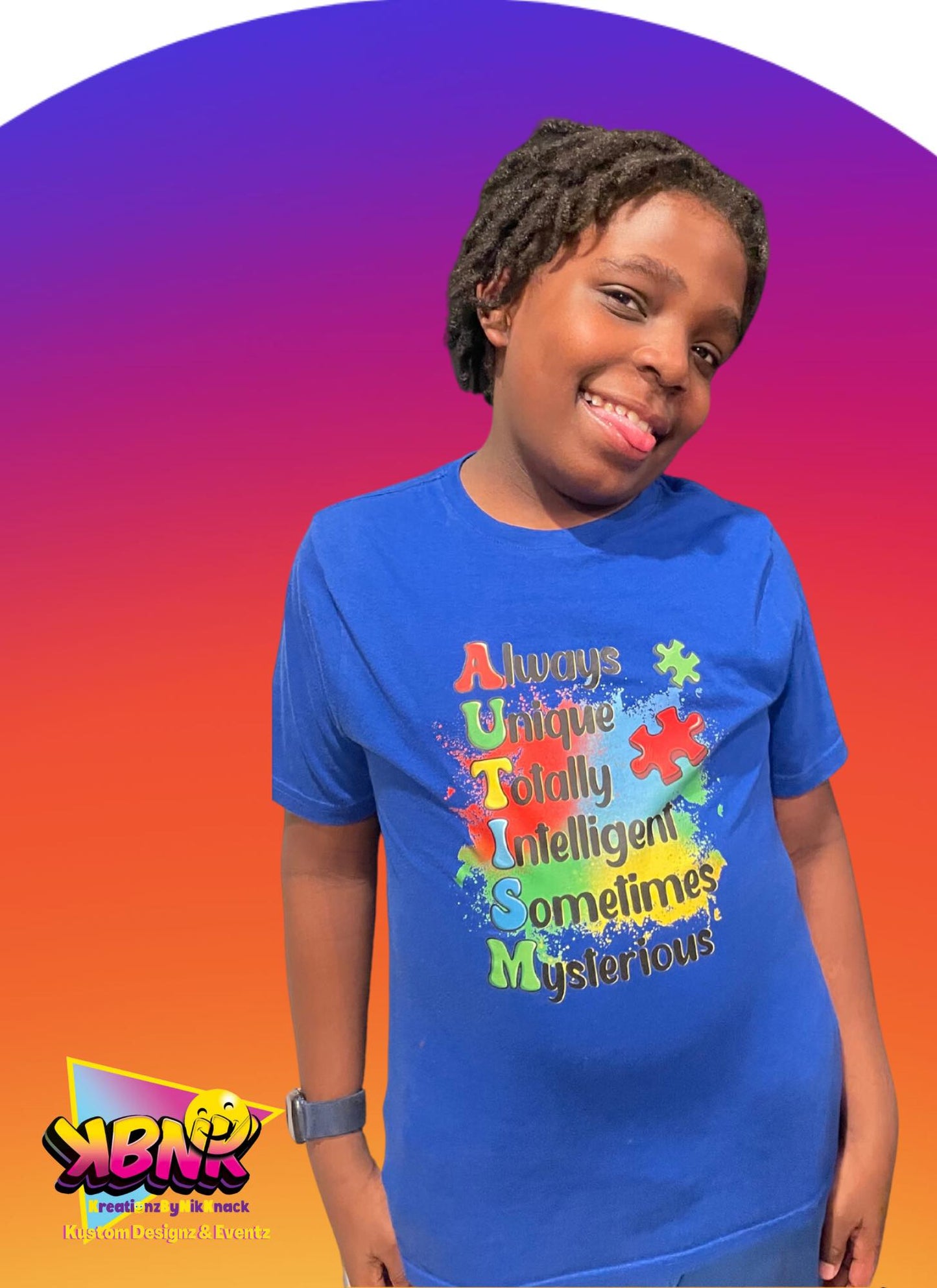 Full Color Autism T shirt