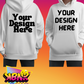 Kustom Hoodie -  (Two Sided-Front & Back)