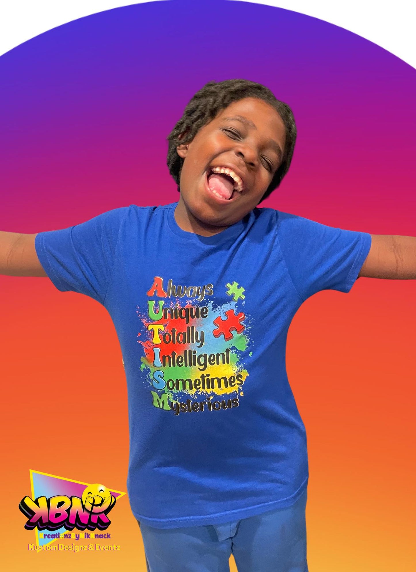 Full Color Autism T shirt