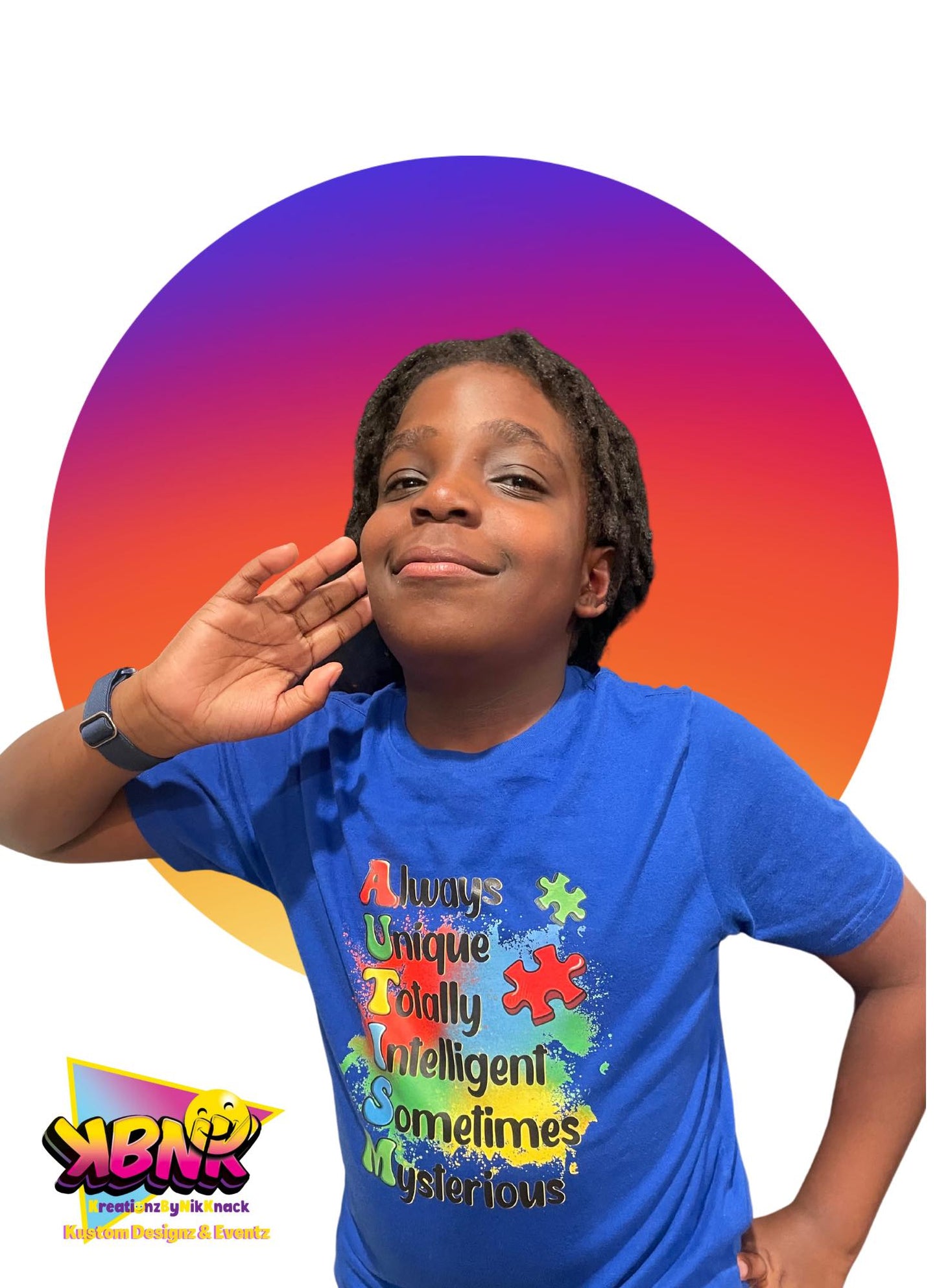 Full Color Autism T shirt