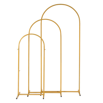 Three-Piece Set Wedding/Balloon set up Arc Gold