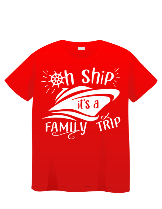 Family Cruise Kustom T-Shirt/Custom T-shirt (Text Only)