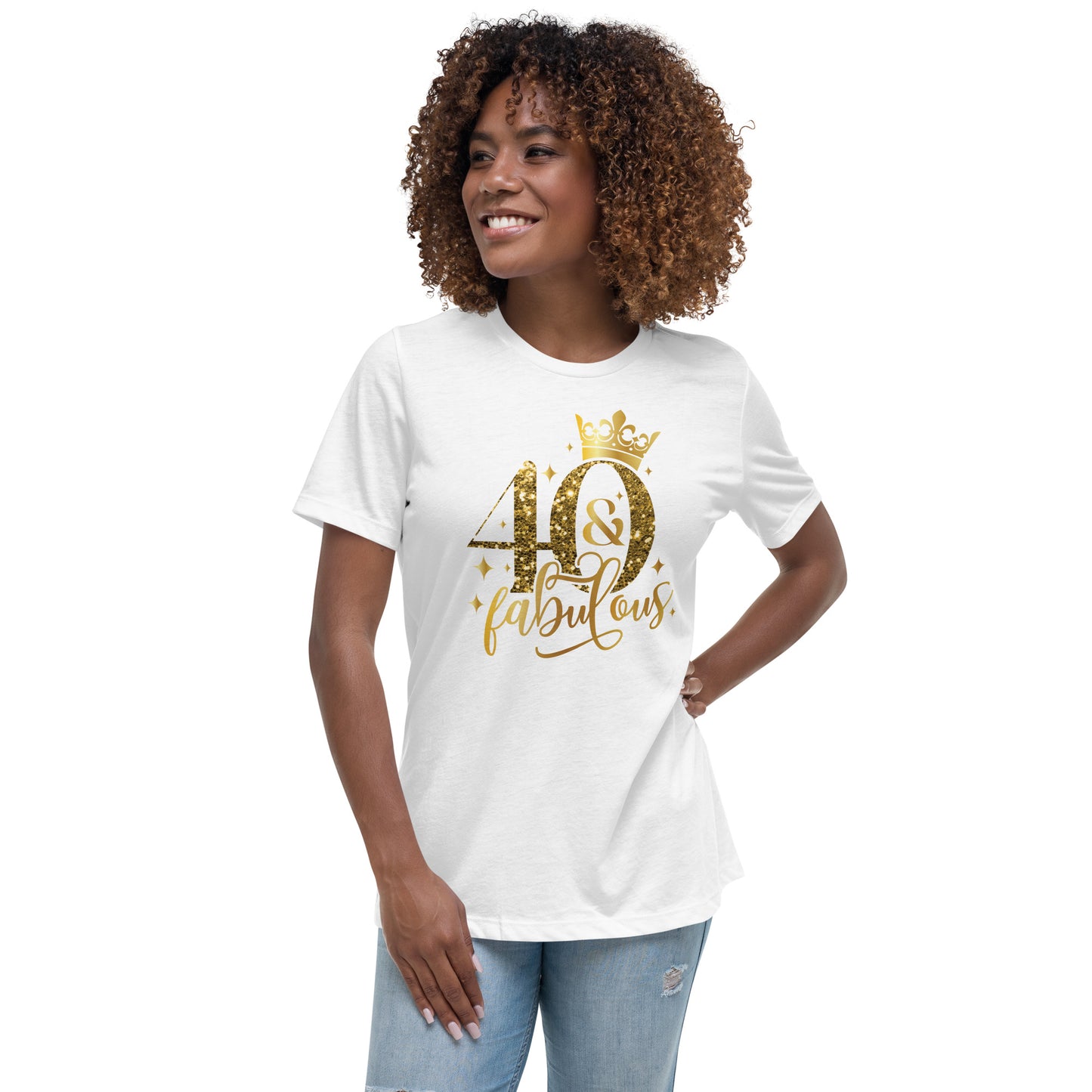 Happy 40th!! Women's Relaxed T-Shirt